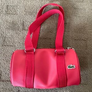 Red Lacoste Handbag